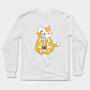 Yellow cat Long Sleeve T-Shirt